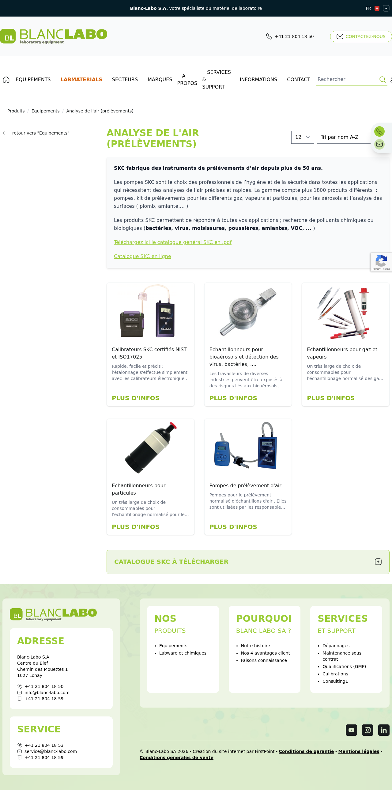 Page du site