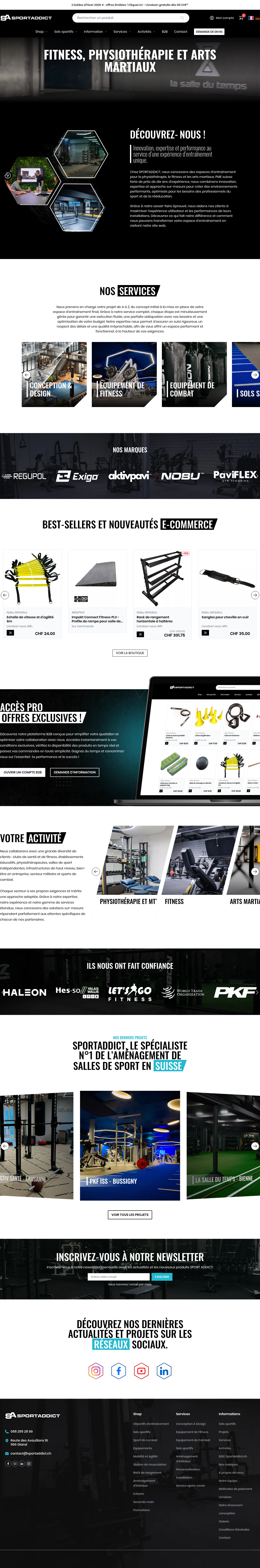 Page du site