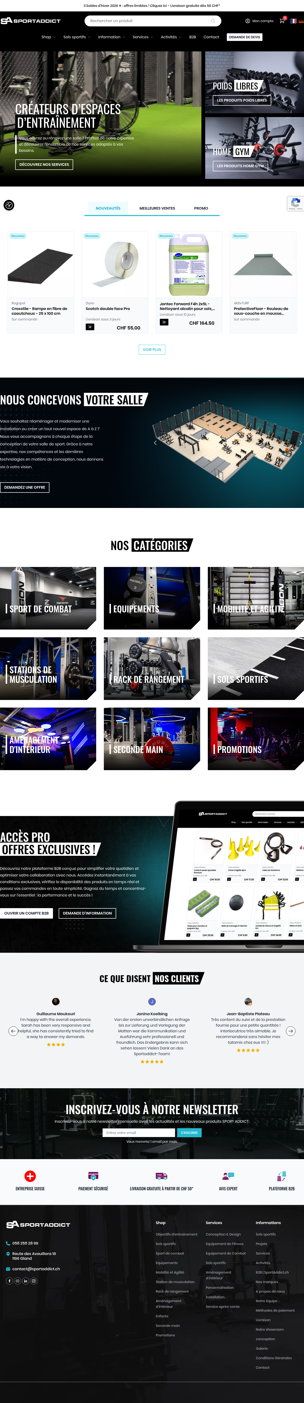 Page du site